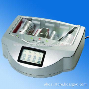 RAM/NiMH/NiCd Alkaline Battery Charger/Universal Battery Recharger, Short-circuit Protection